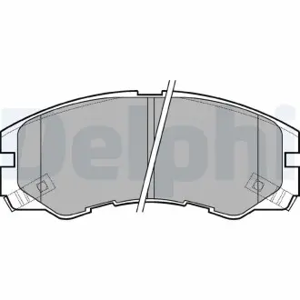 LP964 Тормозные колодки дисковые DELPHI подбор по vin на Brocar