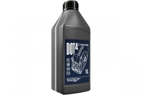 DO41 Тормозная жидкость DOT-4 1L TOMEX підбір по vin на Brocar