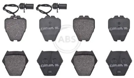 37448 Тормозные колодки дисковые A.B.S. подбор по vin на Brocar