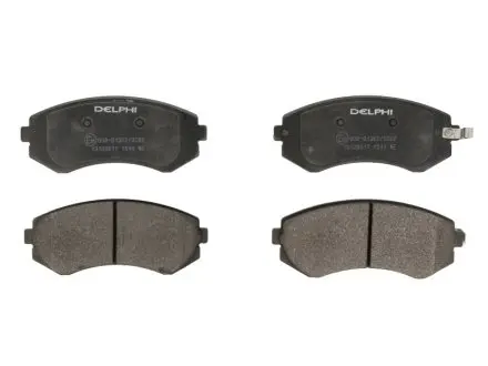 LP1544 Тормозные колодки дисковые DELPHI подбор по vin на Brocar