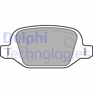 LP1678 Гальмівні колодки дискові DELPHI підбір по vin на Brocar