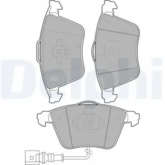 LP1921 Тормозные колодки передн.Audi A3 06-,Golf V,VI,Eos,Seat Leon -6 DELPHI підбір по vin на Brocar