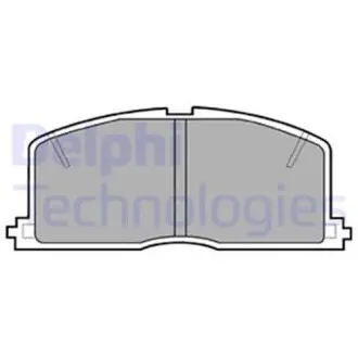 LP460 Гальмівні колодки дискові DELPHI підбір по vin на Brocar