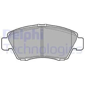LP809 Тормозные колодки дисковые DELPHI підбір по vin на Brocar