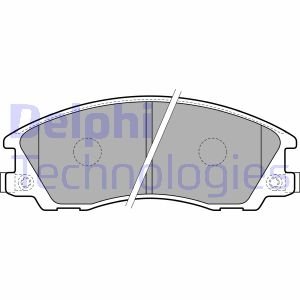 LP1853 Тормозные колодки дисковые DELPHI подбор по vin на Brocar