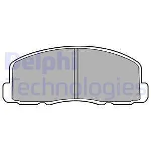 LP458 Тормозные колодки дисковые DELPHI подбор по vin на Brocar
