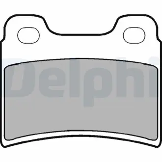 LP904 Гальмівні колодки дискові DELPHI підбір по vin на Brocar
