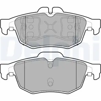 LP2259 Гальмівні колодки дискові DELPHI підбір по vin на Brocar