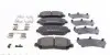 255641602 Колодки тормозные (передние) Mazda CX-5 11- (Akebono) (с аксессуарами) ZIMMERMANN підбір по vin на Brocar