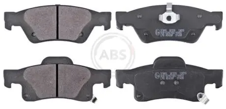 37860 Гальмівні колодки, дискове гальмо (набір) A.B.S. підбір по vin на Brocar