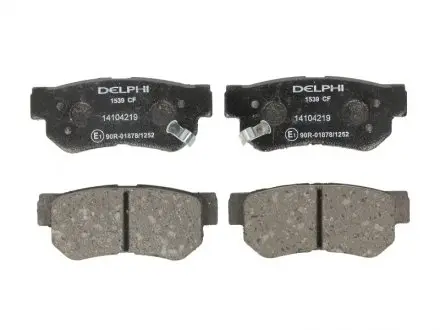 LP1539 Тормозные колодки дисковые DELPHI подбор по vin на Brocar