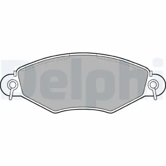 LP1617 Тормозные колодки дисковые DELPHI підбір по vin на Brocar