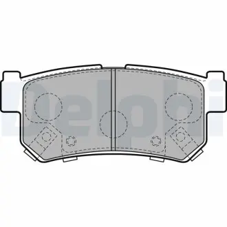 LP2127 Тормозные колодки дисковые DELPHI подбор по vin на Brocar