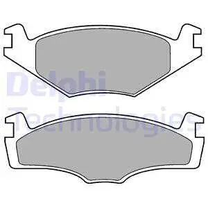 LP421 Тормозные колодки передн.Golf I,II,III,Jetta -92, Passat -88 DELPHI подбор по vin на Brocar