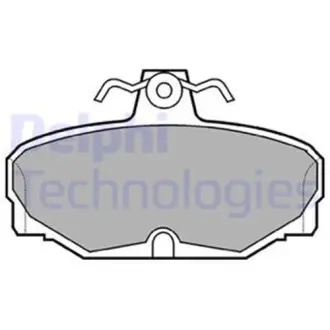LP507 Гальмівні колодки дискові DELPHI підбір по vin на Brocar