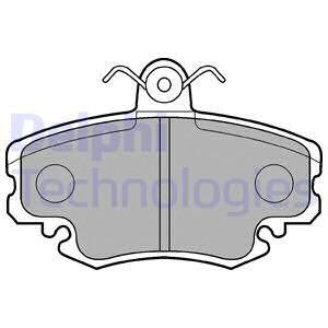 LP885 Тормозные колодки дисковые DELPHI подбор по vin на Brocar