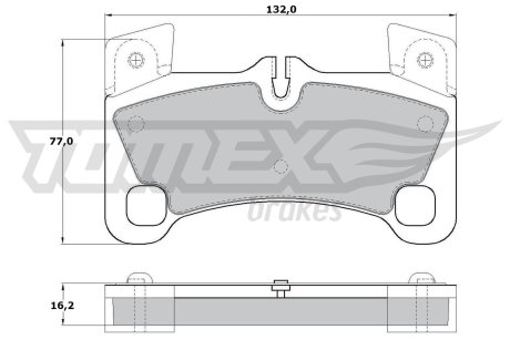 1715 Тормозные колодки дисковые TOMEX підбір по vin на Brocar