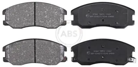 37582 Тормозные колодки дисковые A.B.S. подбор по vin на Brocar