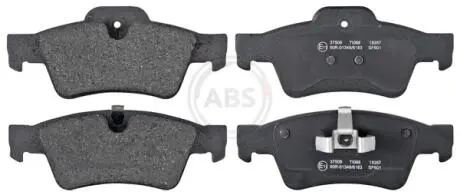 37509 Тормозные колодки дисковые A.B.S. підбір по vin на Brocar