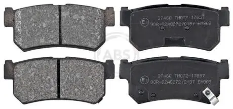 37460 Тормозные колодки дисковые A.B.S. подбор по vin на Brocar