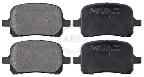 37033 Тормозные колодки дисковые A.B.S. подбор по vin на Brocar