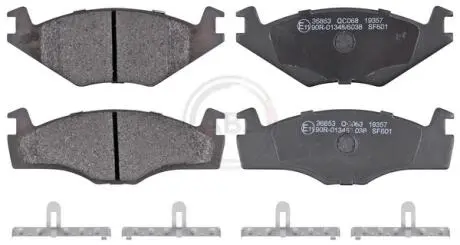 36853 Тормозные колодки дисковые A.B.S. подбор по vin на Brocar