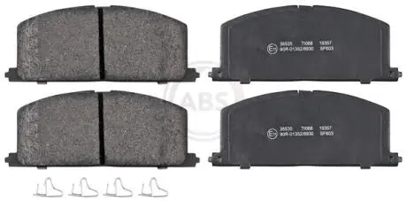 36535 Тормозные колодки дисковые A.B.S. подбор по vin на Brocar