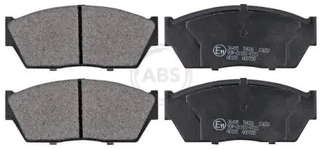 36495 Тормозные колодки дисковые A.B.S. подбор по vin на Brocar