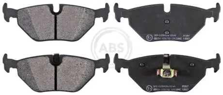 37267 Гальмівні колодки зад. BMW 3 (E46)/SAAB 9-5/ROVER 75 96-09 (ATE) (123,1x45x17) A.B.S. підбір по vin на Brocar