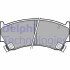 Тормозные колодки дисковые LP1590