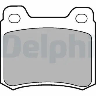 LP440 Тормозные колодки задн.W124/202 (13,5мм) DELPHI подбор по vin на Brocar