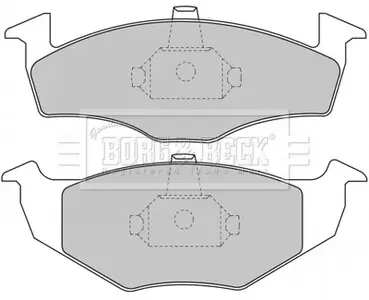 BBP1471 Гальмівні колодки дискові BORG&BECK підбір по vin на Brocar