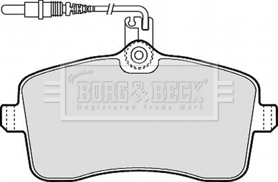 BBP1897 Гальмівні колодки дискові BORG&BECK підбір по vin на Brocar