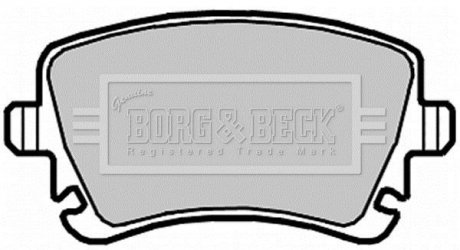 BBP2139 Тормозные колодки дисковые BORG&BECK подбор по vin на Brocar