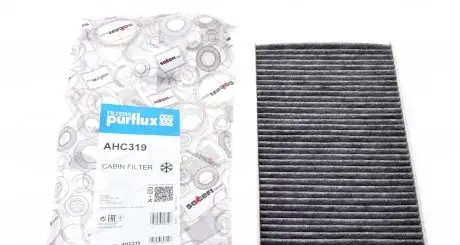AHC319 Фильтр салона Citroen C2/C3/C4/Peugeot 307/308 00- (угольный) PURFLUX подбор по vin на Brocar