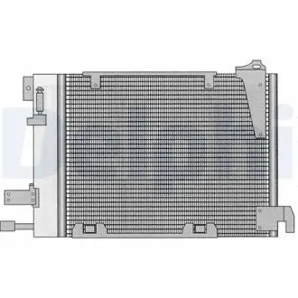 TSP0225221 Радіатор кондиціонера Astra G, Zafira A DELPHI підбір по vin на Brocar