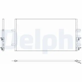 TSP0225640 Конденсатор, кондиционер DELPHI подбор по vin на Brocar