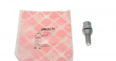 46670 Болт колеса Renault Kangoo/Megane II/III 02- (M12x1.5mm) FEBI BILSTEIN підбір по vin на Brocar