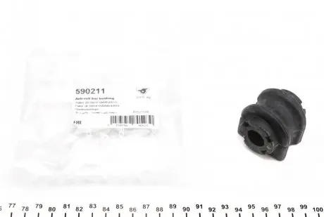 590211 Втулка стабилизатора (переднего) Renault Kangoo 1.5 dCi/1.6i 08- (d=19) HUTCHINSON подбор по vin на Brocar