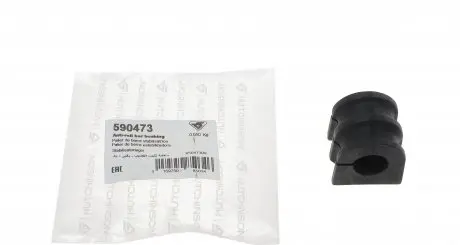 590473 Втулка стабілізатора (переднього) Renault Clio III/Grand Scenic 1.2-2.0 03- (d=20.5mm) HUTCHINSON підбір по vin на Brocar