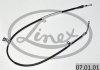 070101 Трос ручника (задній) (R) Opel Antara/Chevrolet Captiva 06- (1452/1274mm) LINEX підбір по vin на Brocar