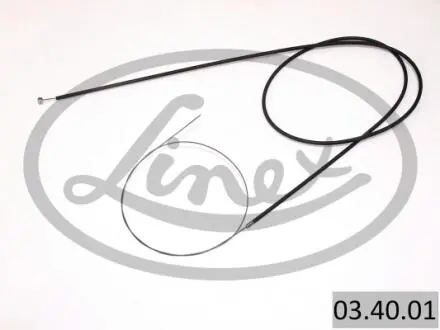 034001 Трос капоту Audi 80/90 78-87 (2270/1460 мм) LINEX підбір по vin на Brocar