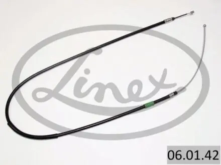 060142 Трос ручника (задний) (R) BMW X3 (E83) 03-11 (1634/1230mm) LINEX подбор по vin на Brocar