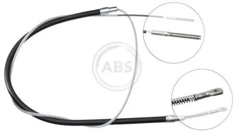 K10166 Трос ручного гальма A.B.S. підбір по vin на Brocar