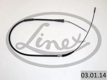 030114 Трос ручника (задній) Audi 100 1.8-2.5 -90 (1395/790) LINEX підбір по vin на Brocar