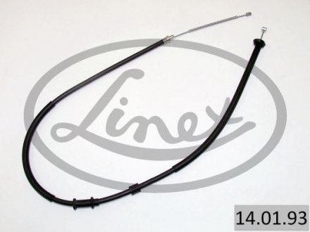 140193 Трос ручника (задний) (L) Fiat Panda 03- (1408/1163mm) LINEX подбор по vin на Brocar