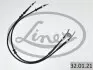 320121 Трос ручника Chevrolet Corsa/Opel Astra G 00- (1253/1062+1253/1062) (к-кт) LINEX підбір по vin на Brocar