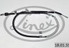 180131 Трос ручника (задний) (R) Hyundai i30 07-12 (1675/1500mm) LINEX підбір по vin на Brocar