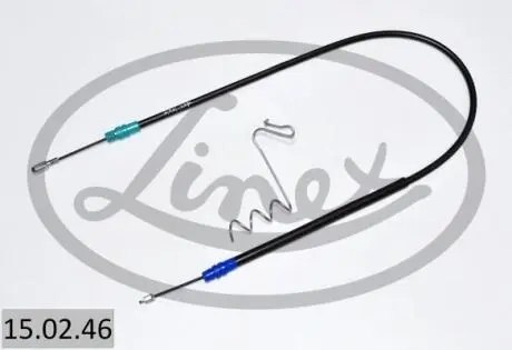 150246 Трос ручника (задний) (R) Ford Transit 06- (RWD) (1235/1033mm) LINEX підбір по vin на Brocar