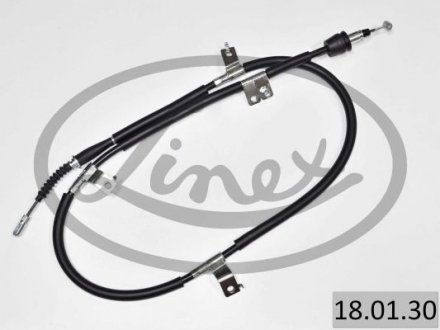 180130 Трос ручника (задний) (L) Hyundai i30 07-12 (1675/1500mm) LINEX підбір по vin на Brocar